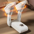 PQRQP Household Shoe Dryer, Boot and Glove Dryer with 360° Hot Air Circulation, 3-Temp Smart Panel Display, Upgraded Control, Auto Shut-Off Timer, Folding Arms, Automatic Drying Mode, Portable Fast Drying Machine