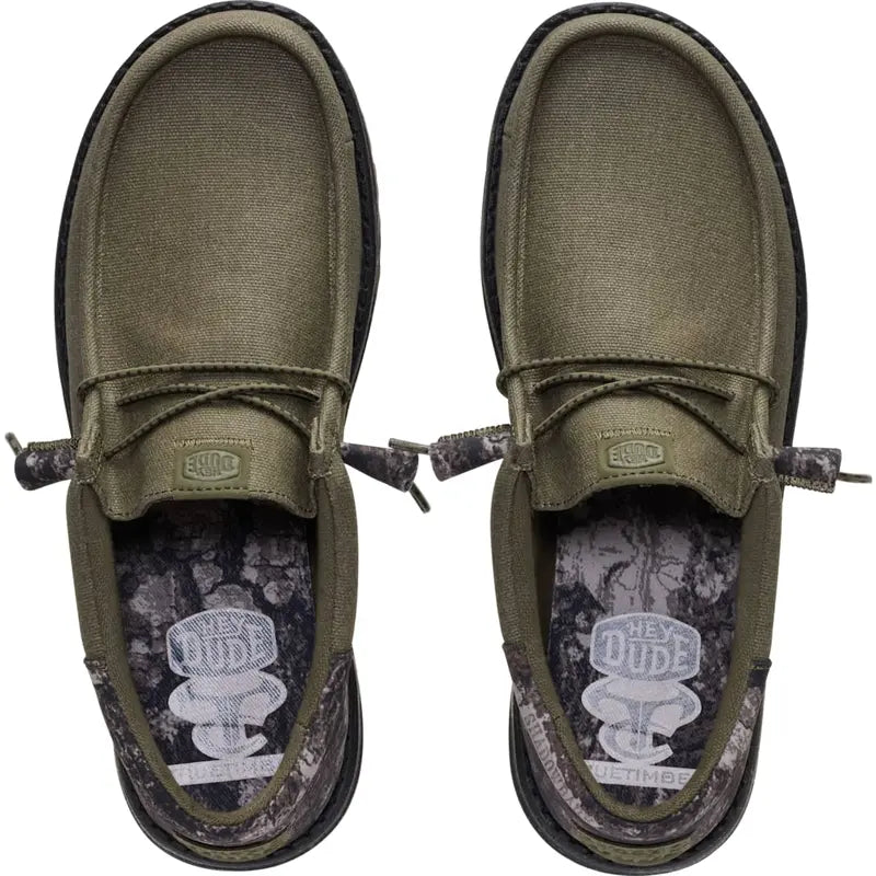 HEYDUDE Truetimber Collection - Comfortable Slip on Shoes for Men Camo
