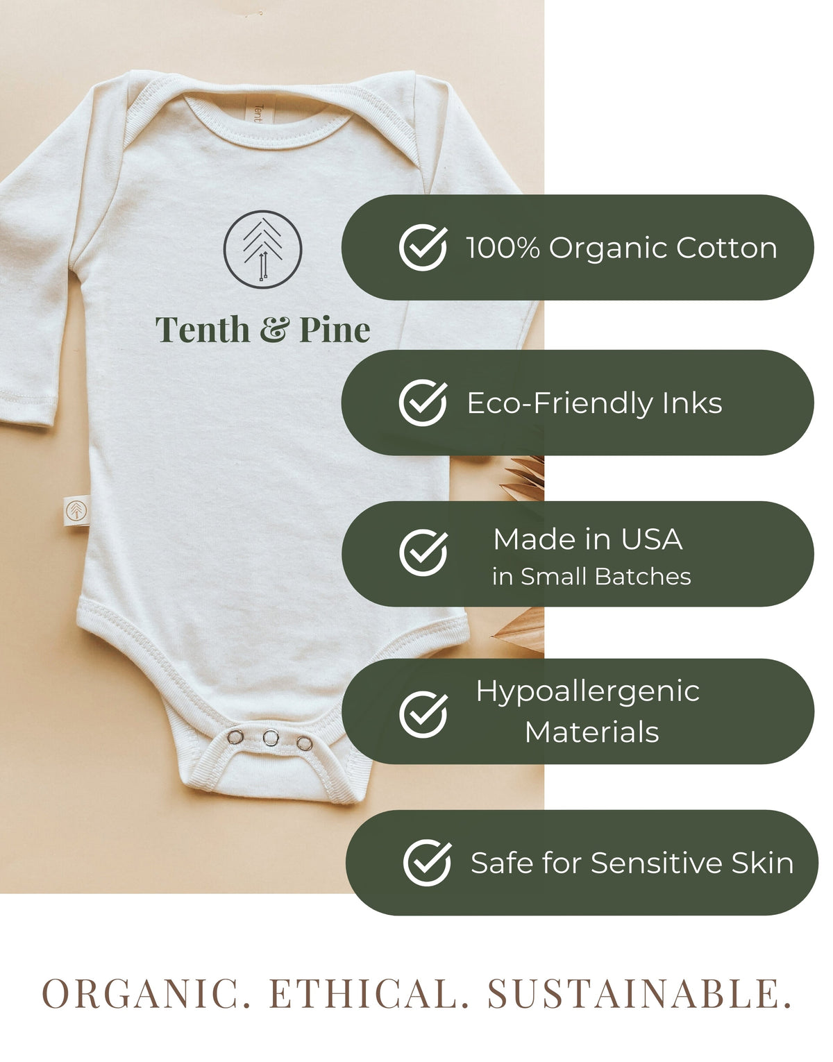 Dada's Favorite Gift Organic Bodysuit Long Sleeve