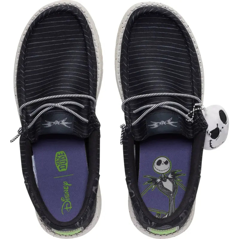 Disney'S Tim Burton'S the Nightmare before Christmas X HEYDUDE Collection - Comfortable Slip on Shoes Jack Skellington Sally