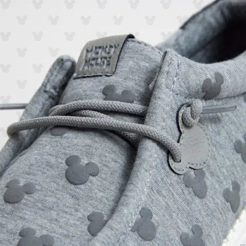 Disney'S Mickey Mouse X HEYDUDE Wally Mickey Stretch Jersey - Comfortable Slip on Shoes Family Vacation