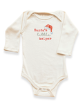 Santa's Little Helper Organic Bodysuit Long Sleeve