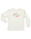Mama's Favorite Gift Organic Kids T-Shirt Long Sleeve