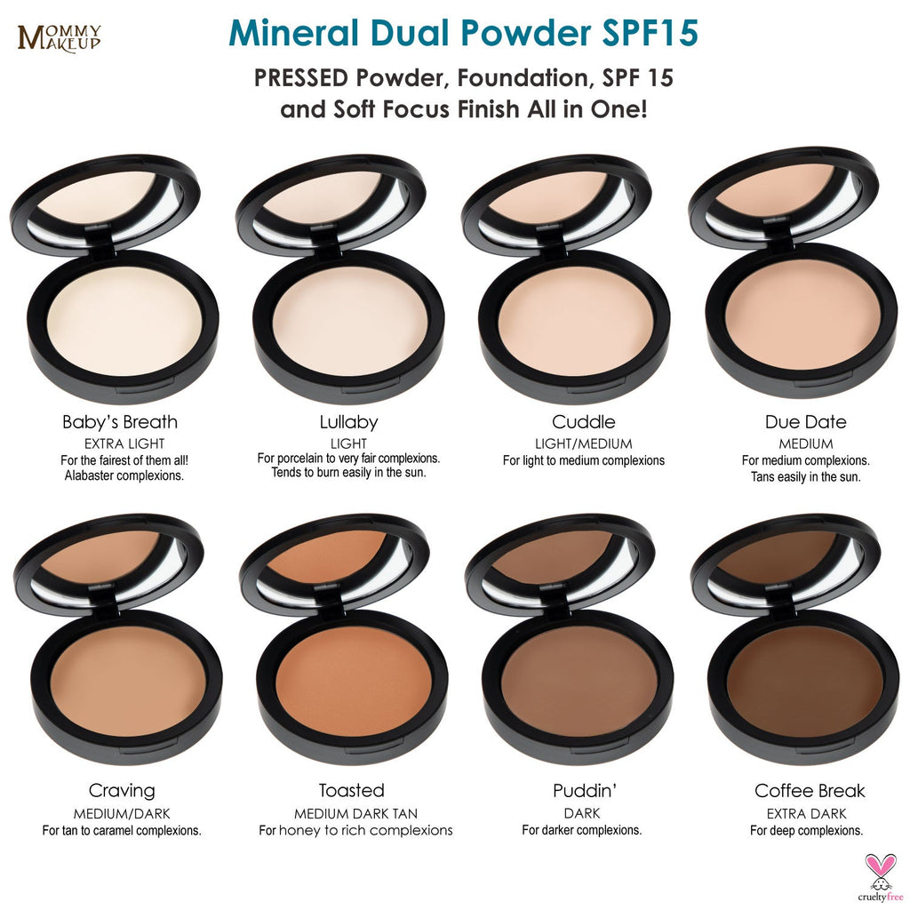 Mineral Dual Powder Foundation SPF15 (0.40 oz.) - PUDDIN' (Dark)