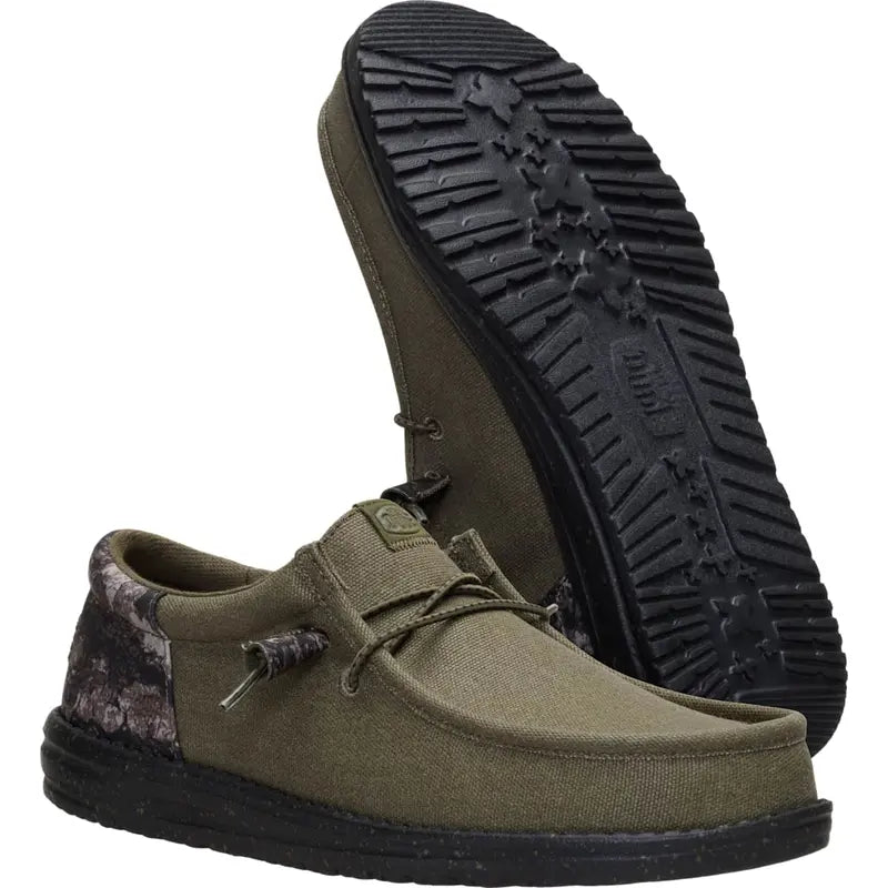 HEYDUDE Truetimber Collection - Comfortable Slip on Shoes for Men Camo