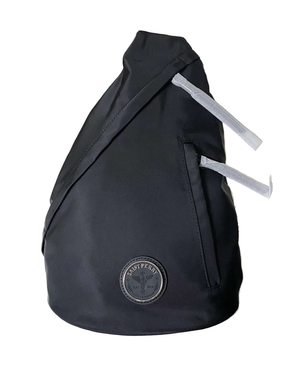 Re-Nylon and Calf leather shoulder bag